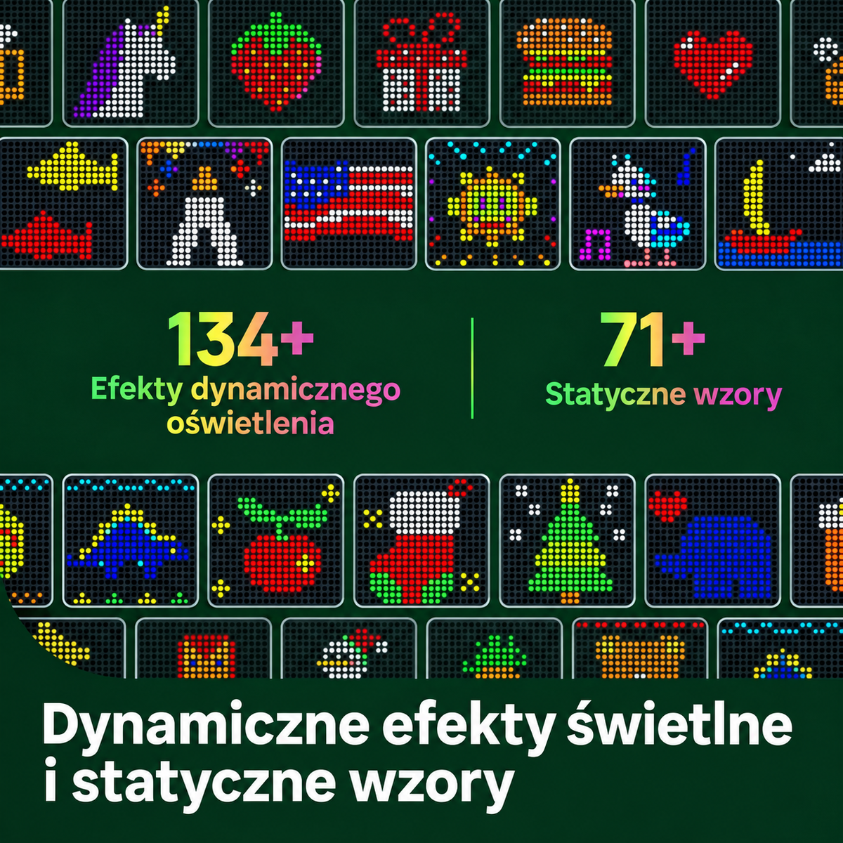 Świąteczna Kurtyna LED — zdjęcie 4
